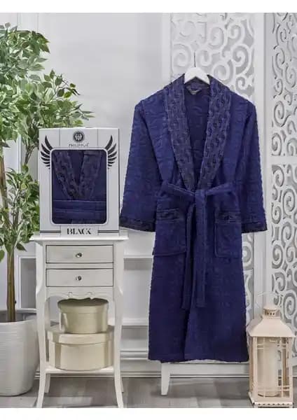 Philippus Vespira Erkek Şalyaka Kutulu Bornoz: Şıklık ve Konforun Bir Arada Sunumu