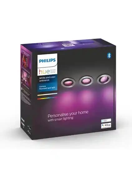 Philips Hue Centura Akıllı Gömme Spot: Modern ve Enerji Verimli Tavan Aydınlatma Çözümü
