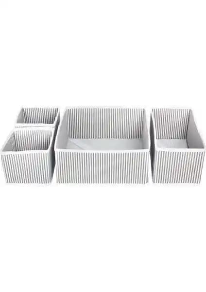 Pikas 4'lü Çekmece Düzenleyici: Çok Amaçlı ve Dayanıklı Organizer Seti