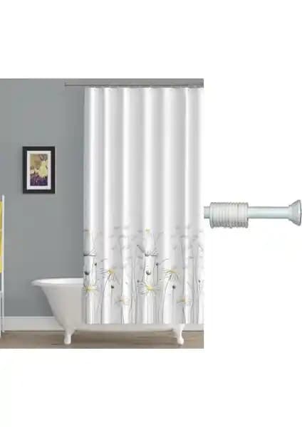 Prado Daisy Banyo Perdesi ve Askı Seti: Modern Tasarım ve Kolay Kullanım Özellikleri