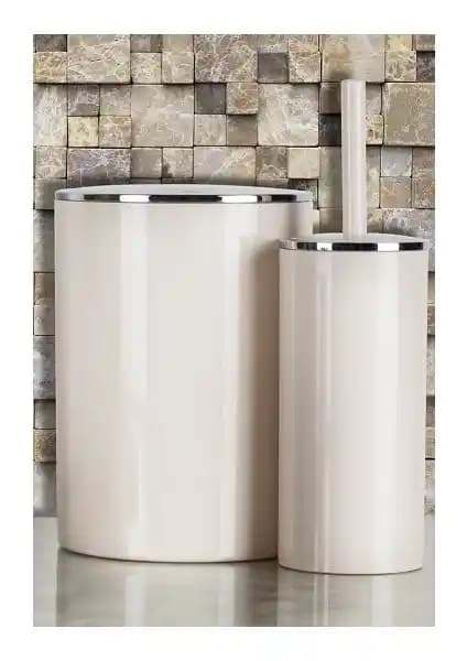 Primanova Lenox 2'li Bej Banyo Seti Modern Tasarım ve Dayanıklılık Sunar