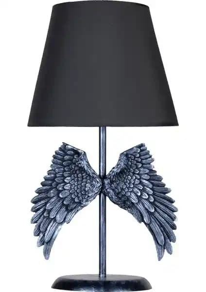 Qdec Modern Dizayn Melek Abajur Gri: Şık ve Fonksiyonel İç Mekan Aydınlatması