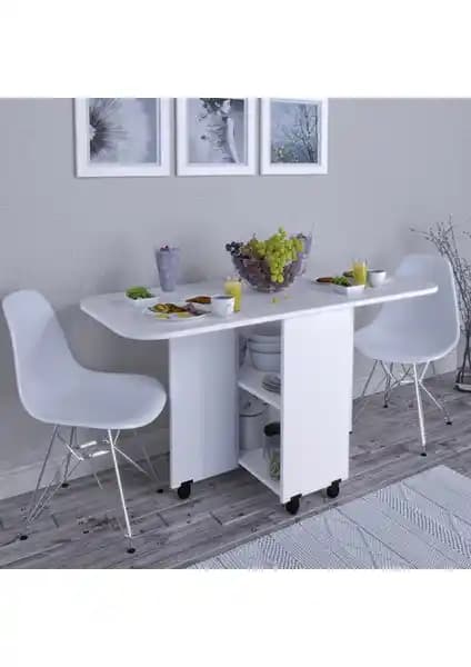 Rafineri Tasarım MDF Açılır Kapanır Yemek Masası Modern ve Fonksiyonel Çözüm