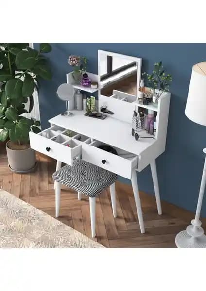 Rani BJ102 Makyaj Masası ve Takımı: Modern Tasarım ve Pratik Kullanım Özellikleri