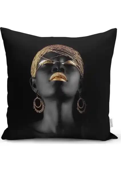 RealHomes Siyahi Kadın Özel Tasarımlı Modern Dekoratif Yastık Kırlent Kılıfı Ürün İncelemesi ve Özellikleri