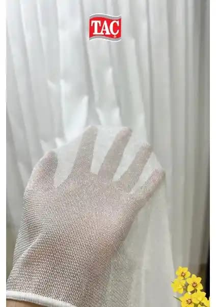 RechHome Taç Frahm Tül Perde: Modern ve Şık Tasarımıyla Ev Dekorasyonunuza Zarif Dokunuş