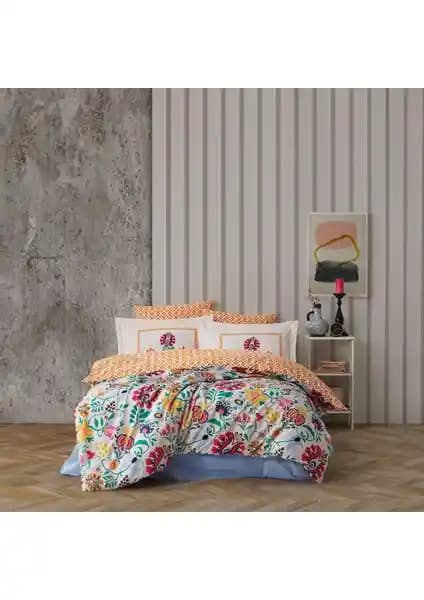 Regina %100 Pamuklu Çift Kişilik Nevresim Takımı Doğal ve Estetik Tasarım