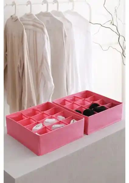 Rek Home 2'li Çocuk Odası Dolap Çekmece İçi Düzenleyici ve Estetik Saklama Çözümü