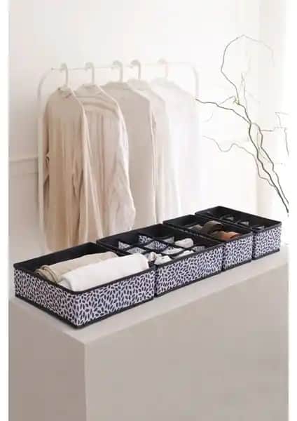 Rek Home 4'lü Lacivert Çocuk Odası Düzenleyici Seti Pratik ve Şık Tasarım