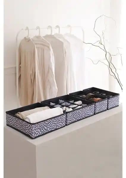 Rek Home 4'lü Lacivert Çocuk Odası Düzenleyici Seti Pratik ve Şık Tasarım