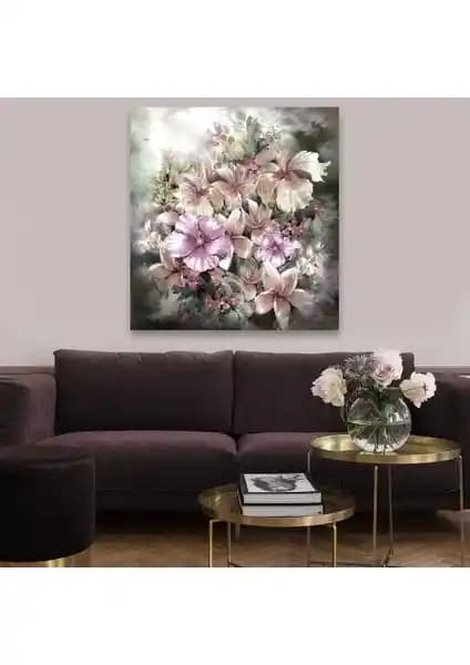 Renkli Çiçekler Temalı Kanvas Tablo ile Mekânlarınızı Canlandırın