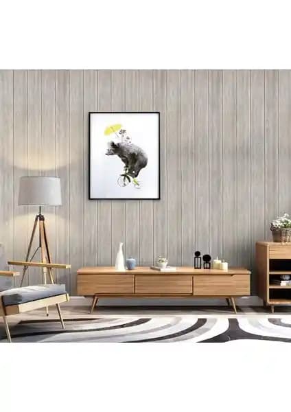 Renkli Duvarlar Krem Ahşap Lambiri: Modern ve Kolay Uygulanabilir Duvar Kaplama Ürünü