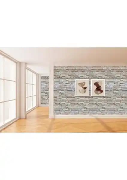 Renkli Duvarlar NW46 Kahve Köpüğü Taş Kendinden Yapışkanlı Panel ile Modern Dekorasyon