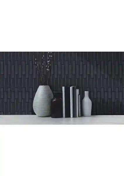 Renkli Duvarlar NW66 Siyah Opak Modeli Modern ve Kolay Uygulamalı Duvar Dekorasyonu