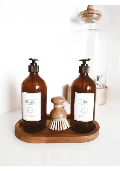 Reoona 2'li Sıvı Sabun ve Bulaşık Deterjanı Seti Modern ve Şık Tasarımıyla Dekorasyonunuza Uyum Sağlar