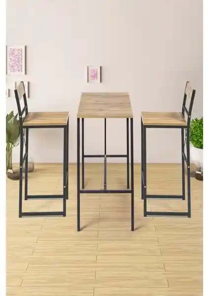 RetoDesign Siyah Metal Ayaklı Modern Yemek ve Bar Masası Takımı Özellikleri ve Kullanım İpuçları