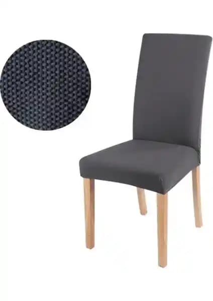 Riseler Balpeteği Desenli Likra Kumaşlı Tüylenmez ve Yıkanabilir Sandalye Örtüsü