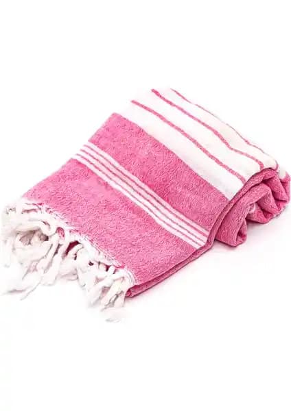 Rosa Bianca Missi Pembe Beyaz Şeritli Yıkanmış Pamuk Peştemal Özellikleri ve Kullanım İpuçları