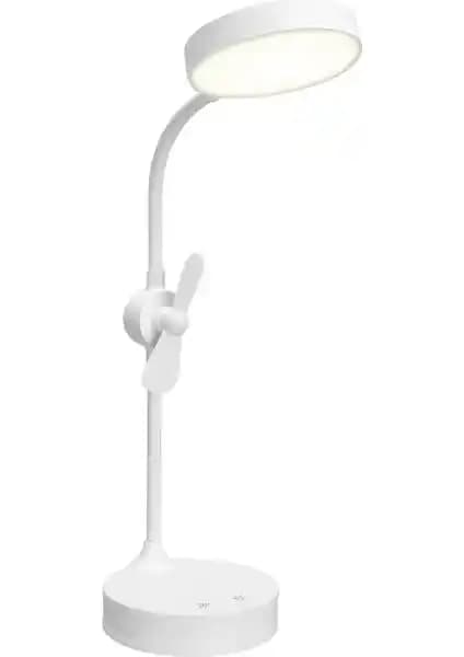 S-link SL-8740 Çok Yönlü ve Şık Masa Lambası, Ayarlanabilir LED Işık ve Fan Özellikleri