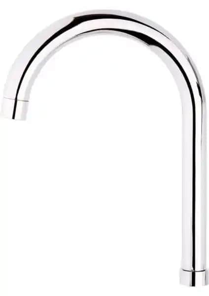 Sandalcılar Delta Model Kuğu Mutfak Evye Borusu Modern Tasarım ve Dayanıklılık