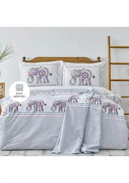 Sarah Anderson Felicia %100 Pamuk Çift Kişilik Nevresim Takımı: Konfor ve Estetiğin Buluşması