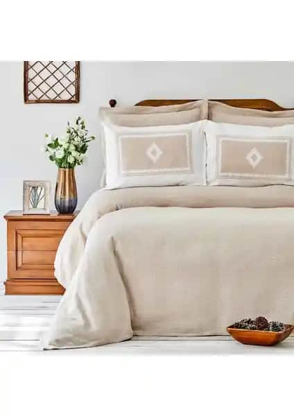 Sarah Anderson Salerno Bej Yatak Örtüsü Takımı ve Çarşaf Seti: Estetik ve Konfor Bir Arada