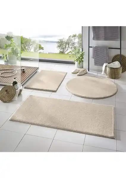 Sarar Post Peluş Banyo Paspas Takımı 3'lü, şık ve güvenli kullanım için ideal