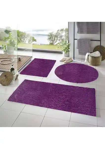 Sarar XL Büyük Boy Banyo Paspası Üçlü Takım Konfor ve Güvenlik Sağlar