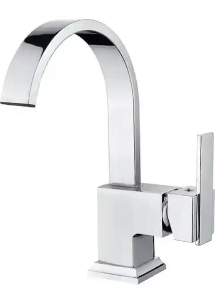 Sarıcı Kare Kuğu Lavabo Bataryası: Estetik ve Dayanıklı Tasarım Özellikleri