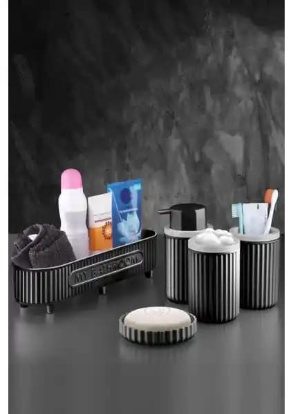 Sas 5'li Plastik Banyo Seti: Estetik ve Fonksiyonelliği Bir Arada Sunan Modern Çözüm