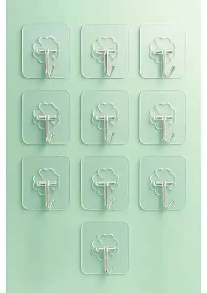 Sas Haus Şeffaf Duvar Askısı: Kolay Montaj ve Yüksek Taşıma Kapasiteli Çok Amaçlı Askı