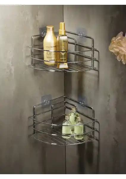 Sas Paslanmaz Çelik Duş Rafı: Dayanıklı ve Estetik Banyo Düzenleyici Çözüm