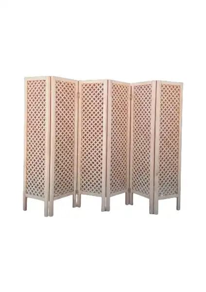 Sdf Ahşap Paravan 7 Kanatlı Oda Bölme: Estetik ve Fonksiyonellik Sunan Modern Tasarım