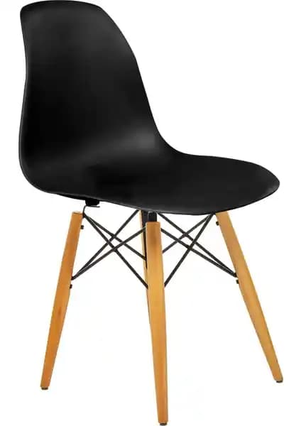 Seduna Siyah Eames Sandalye Modern Tasarım ve Dayanıklılık Özellikleriyle Öne Çıkar