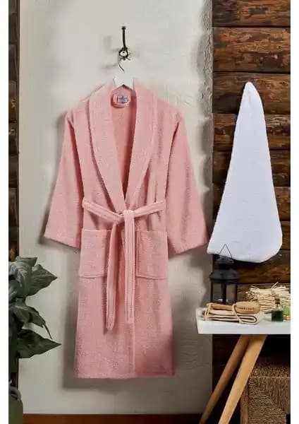 Semecca Düz Bukle Şal Yaka Beyaz Boneli Bornoz: Rahatlık ve Şıklığın İdeal Buluşması