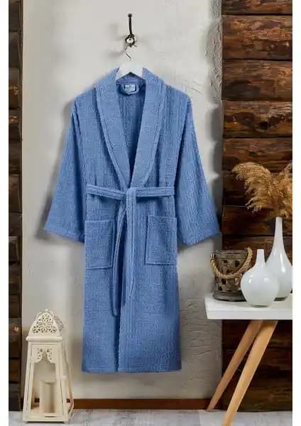 Semecca Günlük Desenli Şal Yaka Bukle Bornoz: Konfor ve Şıklığın Mükemmel Birleşimi