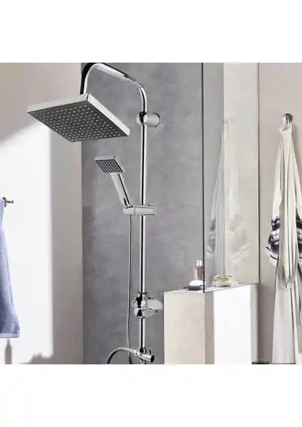 Senka Marsoni Tepe Duş Seti Kare Modern Banyo Tasarımı ve Fonksiyonelliği