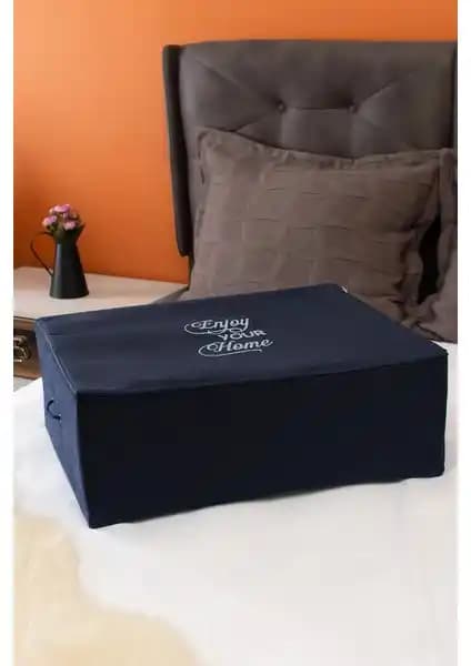 Serstil Büyük Boy Baza Altı Lacivert Hurç ile Pratik ve Estetik Depolama Çözümü