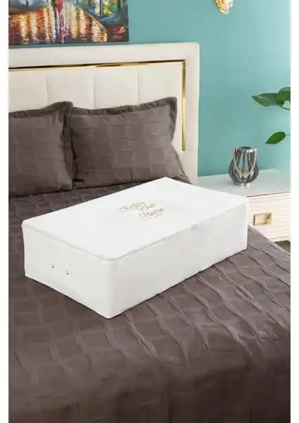 Serstil Mega Boy Baza Altı Beyaz Hurç: Dayanıklı ve Şık Depolama Çözümü