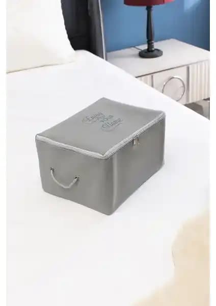 Serstil Mini Boy Baskı Detaylı Antrasit Hurç ile Eşyalarınızı Düzenli ve Güvende Tutun