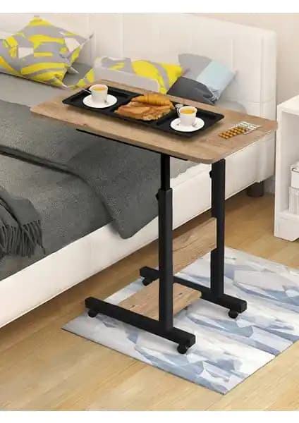 Servetavcı Yükseklik Ayarlı Tekerlekli Hasta Sehpası: Dayanıklı ve Estetik Medikal Çözüm