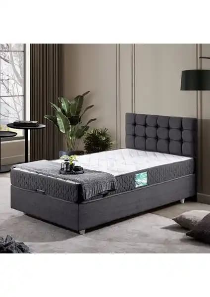 Setay Venedik İkili Tek Kişilik Baza Başlık Antrasit Modern ve Dayanıklı Tasarım