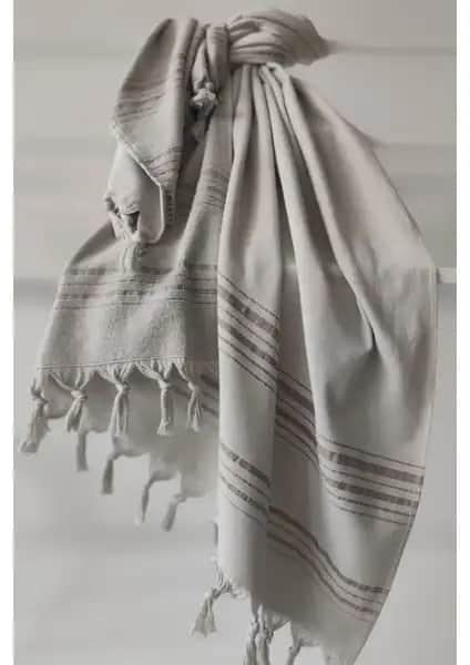 Sevim Çizgili Havlu Peştemal 90x170cm - Şık ve İşlevsel Plaj ve Hamam Aksesuarı