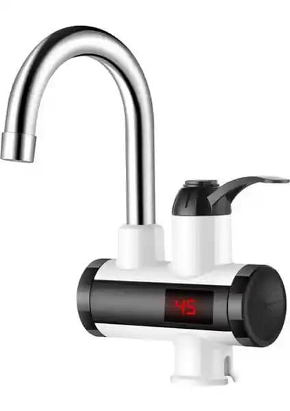 Shopfocus 3000W Hızlı Isıtan Musluk Bataryası Modern ve Güvenli Tasarım