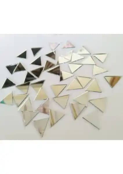 Şişecam 100’lü Dekoratif Kırık Üçgen Aynalar Modern İç Mekan Dekorasyonu İçin