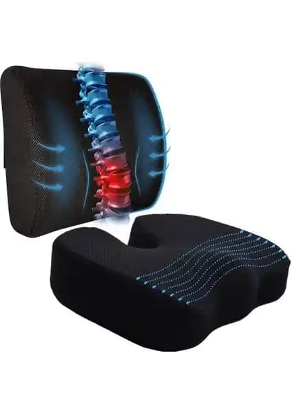 Sogex Visco Cocix Oturma Minderi ve Bel Destek Seti ile Sağlıklı Oturma Deneyimi