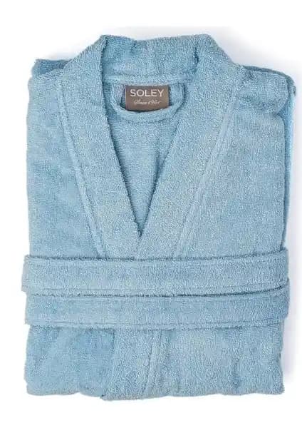 Soley %100 Pamuklu Kimono Bornoz: Yüksek Emicilik ve Şıklık Sunan Rahat Tasarım