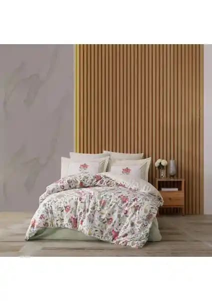 Soley Leticia %100 Pamuklu Çift Kişilik Nevresim Takımı - Doğal ve Şık Tasarım