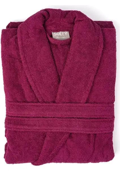 Soley Minerva %100 Pamuklu Unisex Bornoz Günlük Kullanım ve Konfor İçin Uygun