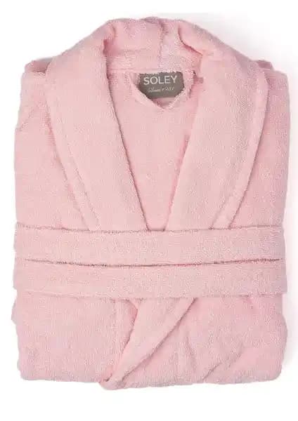 Soley Minerva %100 Pamuklu Unisex Bornoz Kadın ve Erkek Kullanımı İçin Uygun